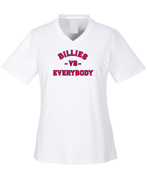 Williamsville South HS Football Vs Everybody - Womens Performance Shirt