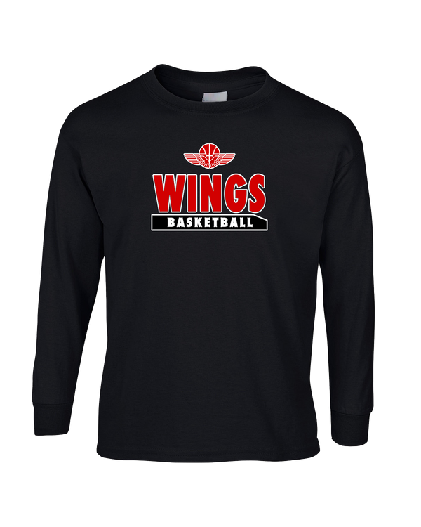 Wings Basketball Academy Basketball  - Mens Basic Cotton Long Sleeve