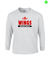 Wings Basketball Academy Basketball  - Mens Basic Cotton Long Sleeve