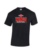 Wings Basketball Academy Basketball  - Cotton T-Shirt