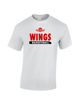 Wings Basketball Academy Basketball  - Cotton T-Shirt