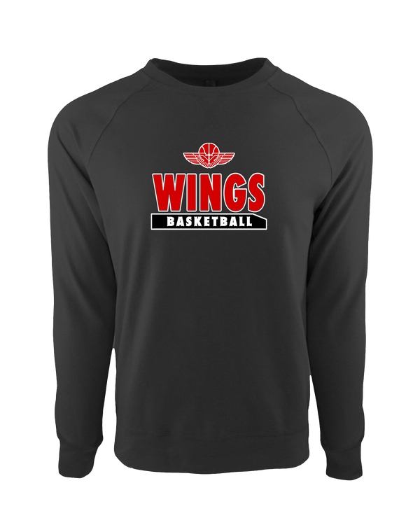 Wings Basketball Academy Basketball  - Crewneck Sweatshirt