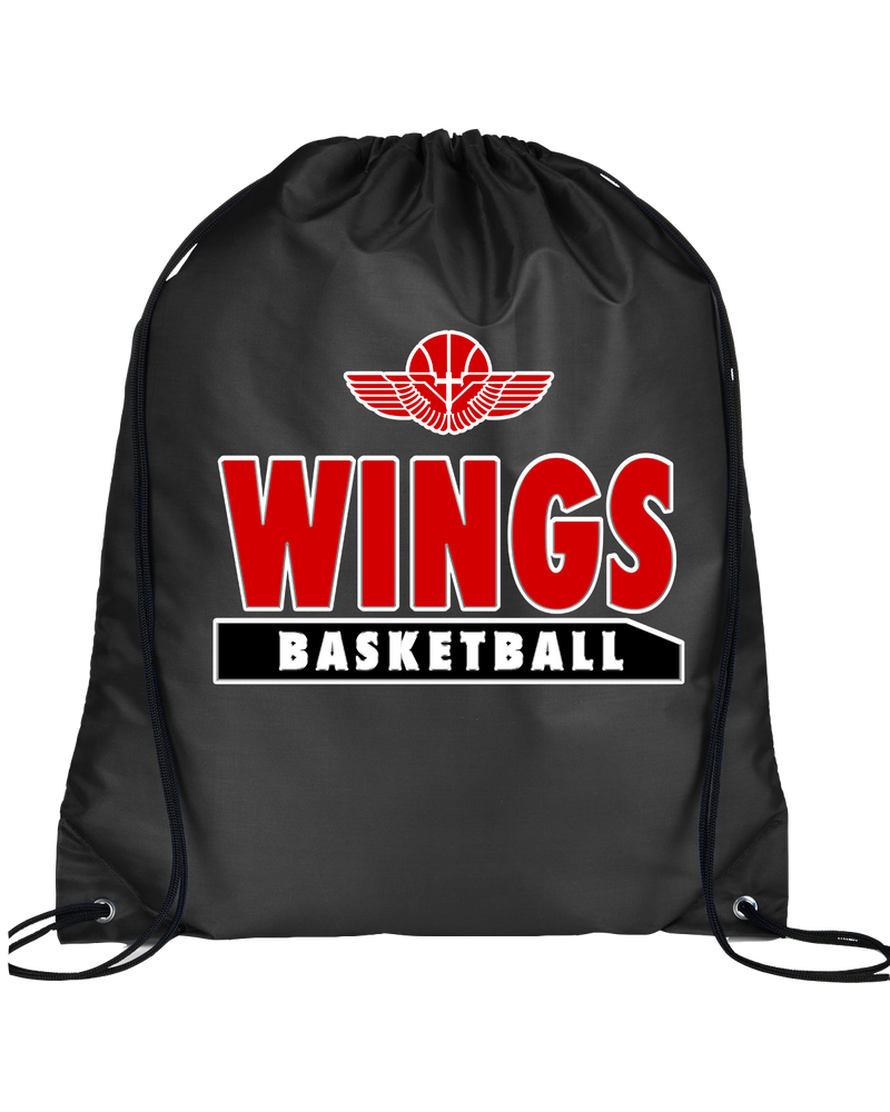 Wings Basketball Academy Basketball  - Drawstring Bag