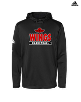 Wings Basketball Academy Basketball  - Adidas Men's Hooded Sweatshirt