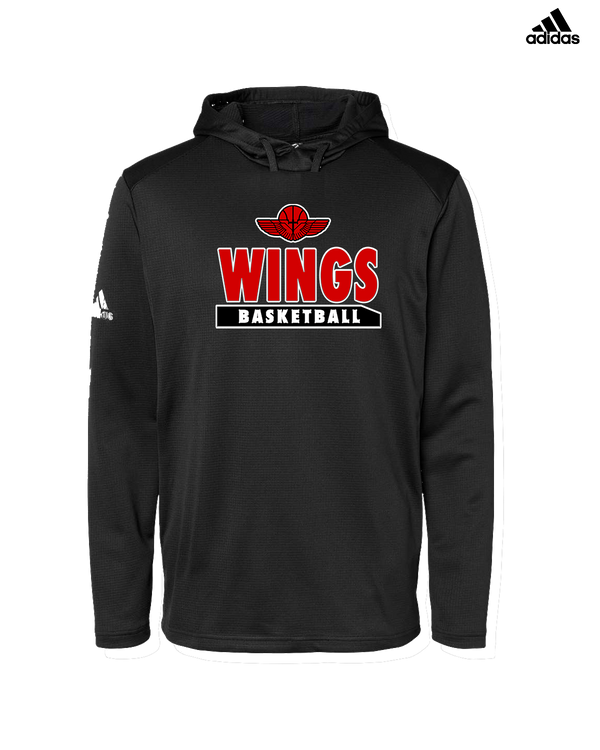 Wings Basketball Academy Basketball  - Adidas Men's Hooded Sweatshirt