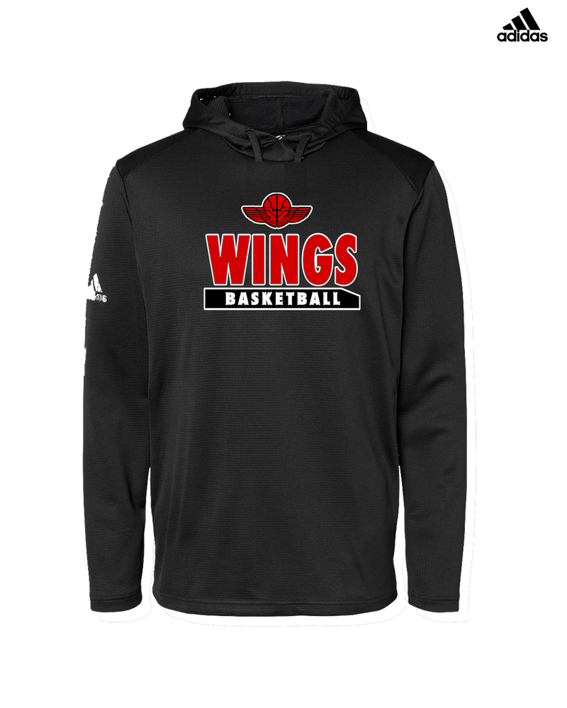 Wings Basketball Academy Basketball  - Adidas Men's Hooded Sweatshirt