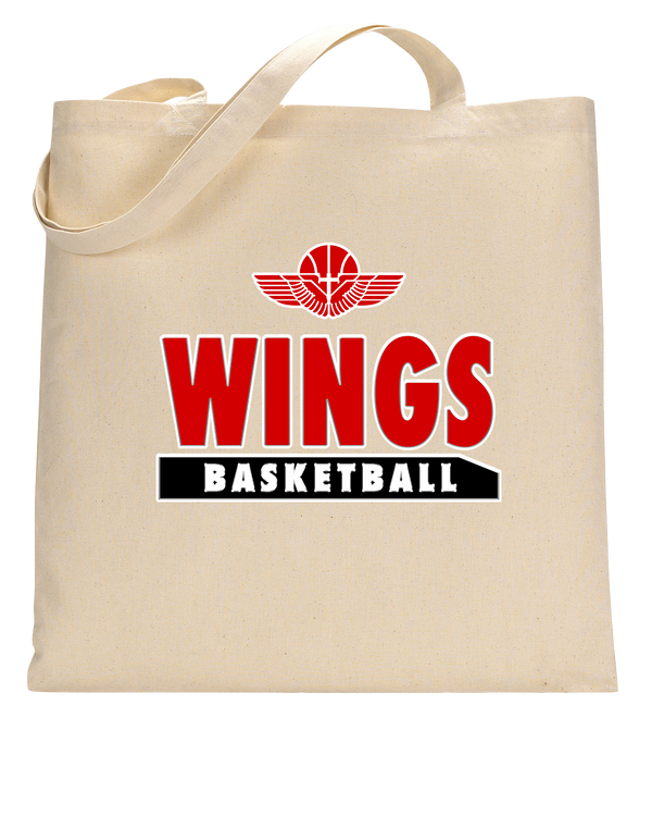 Wings Basketball Academy Basketball  - Tote Bag