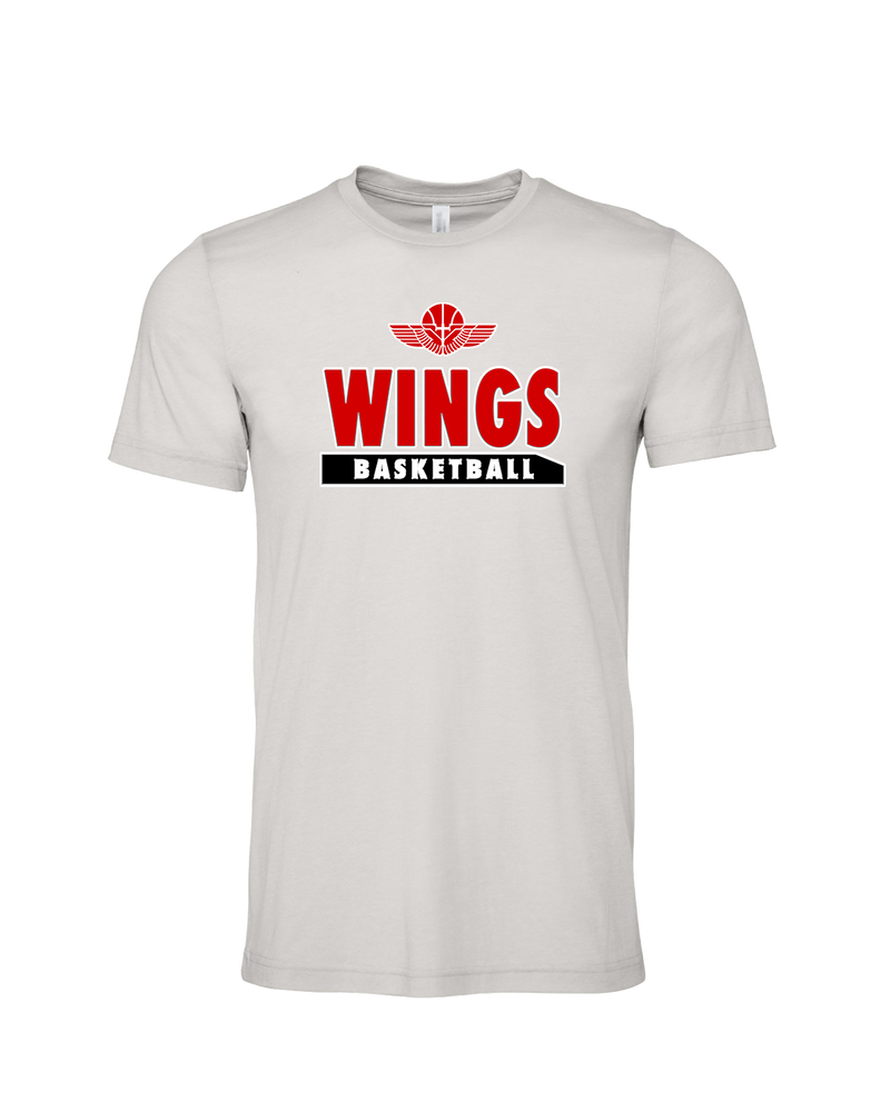 Wings Basketball Academy Basketball  - Mens Tri Blend Shirt