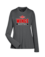 Wings Basketball Academy Basketball  - Womens Performance Long Sleeve