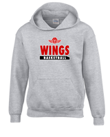 Wings Basketball Academy Basketball  - Youth Hoodie