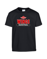 Wings Basketball Academy Basketball  - Youth T-Shirt