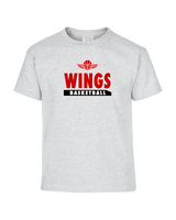 Wings Basketball Academy Basketball  - Youth T-Shirt