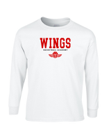 Wings Basketball Academy Basketball Block - Mens Basic Cotton Long Sleeve