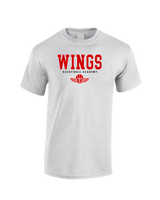Wings Basketball Academy Basketball Block - Cotton T-Shirt