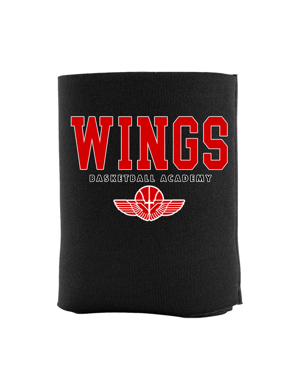Wings Basketball Academy Basketball Block - Koozie