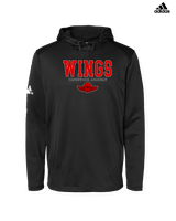 Wings Basketball Academy Basketball Block - Adidas Men's Hooded Sweatshirt