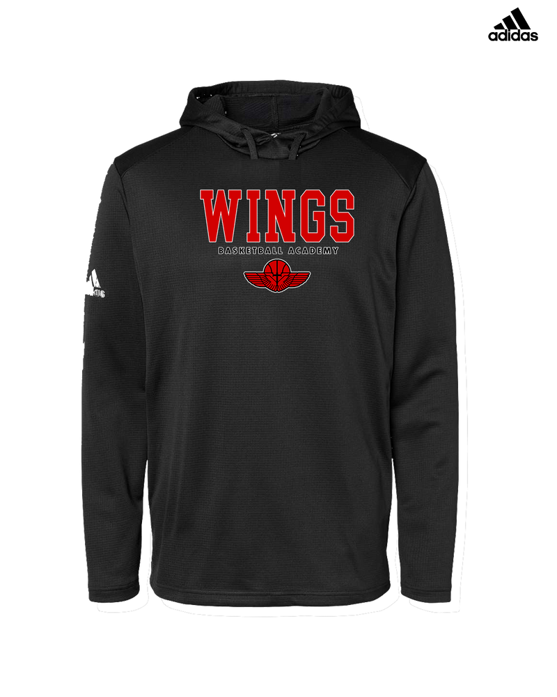 Wings Basketball Academy Basketball Block - Adidas Men's Hooded Sweatshirt