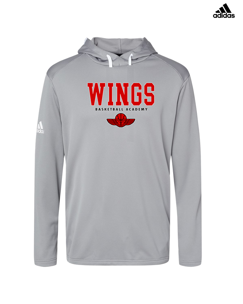 Wings Basketball Academy Basketball Block - Adidas Men's Hooded Sweatshirt