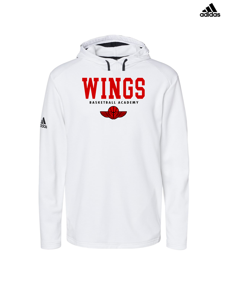 Wings Basketball Academy Basketball Block - Adidas Men's Hooded Sweatshirt
