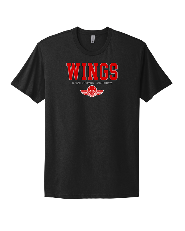Wings Basketball Academy Basketball Block - Select Cotton T-Shirt
