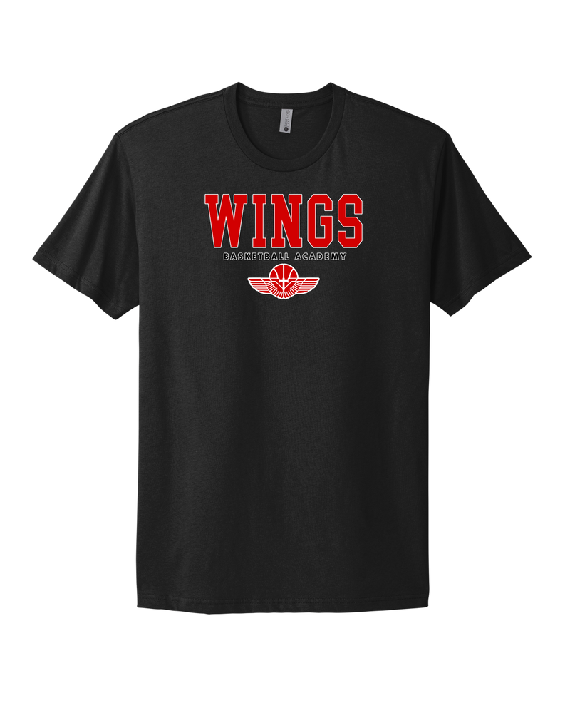 Wings Basketball Academy Basketball Block - Select Cotton T-Shirt