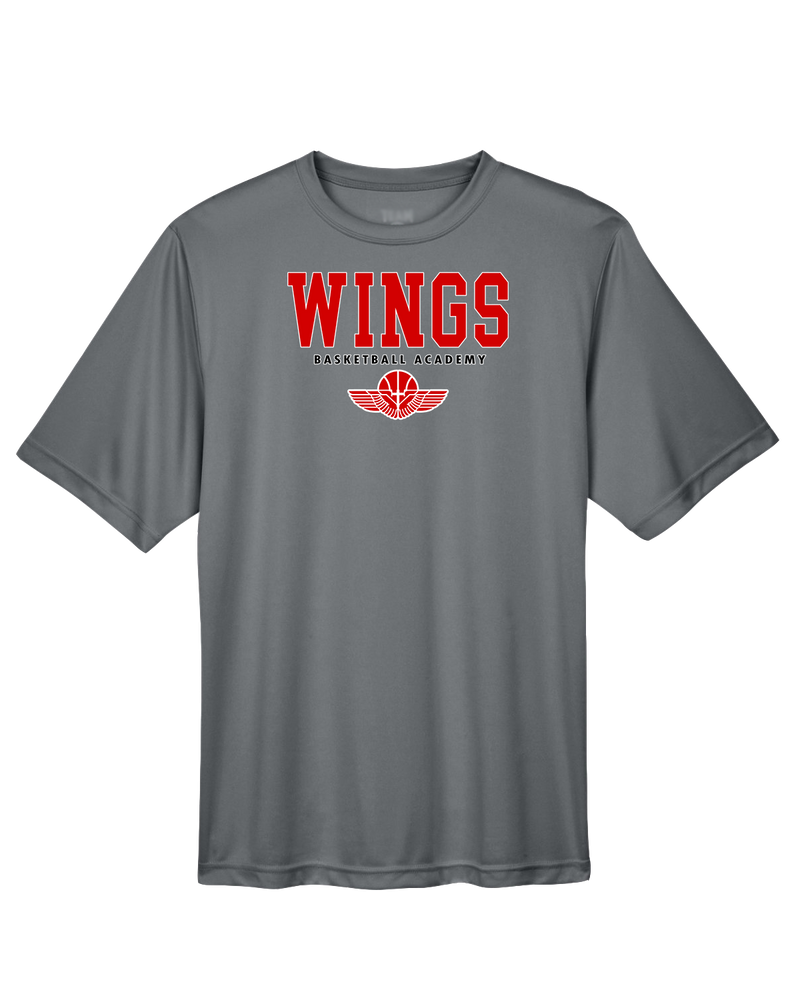 Wings Basketball Academy Basketball Block - Performance T-Shirt