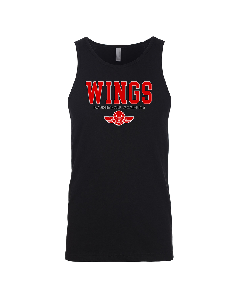 Wings Basketball Academy Basketball Block - Mens Tank Top
