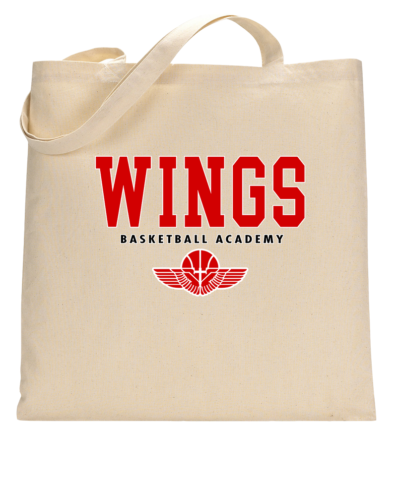 Wings Basketball Academy Basketball Block - Tote Bag