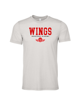 Wings Basketball Academy Basketball Block - Mens Tri Blend Shirt