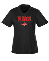 Wings Basketball Academy Basketball Block - Womens Performance Shirt