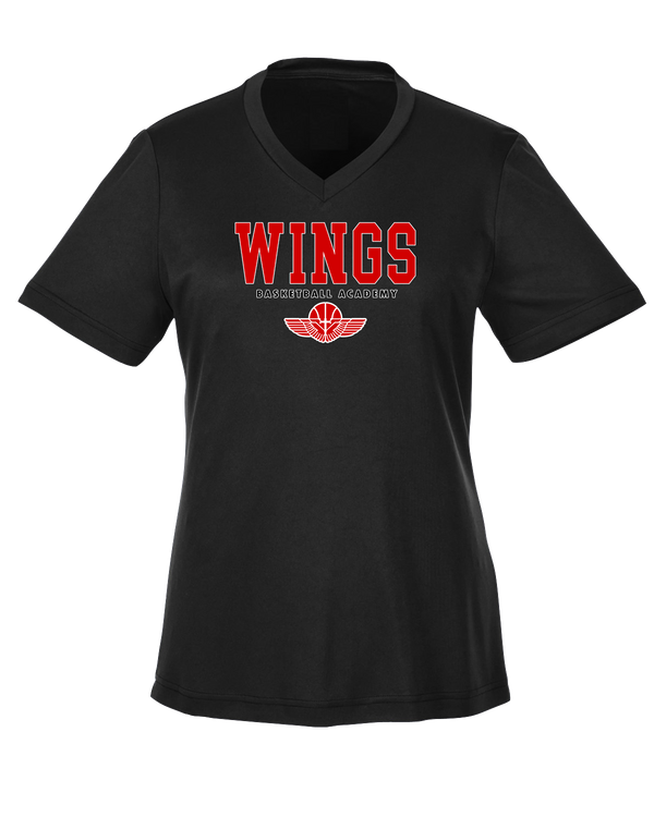 Wings Basketball Academy Basketball Block - Womens Performance Shirt