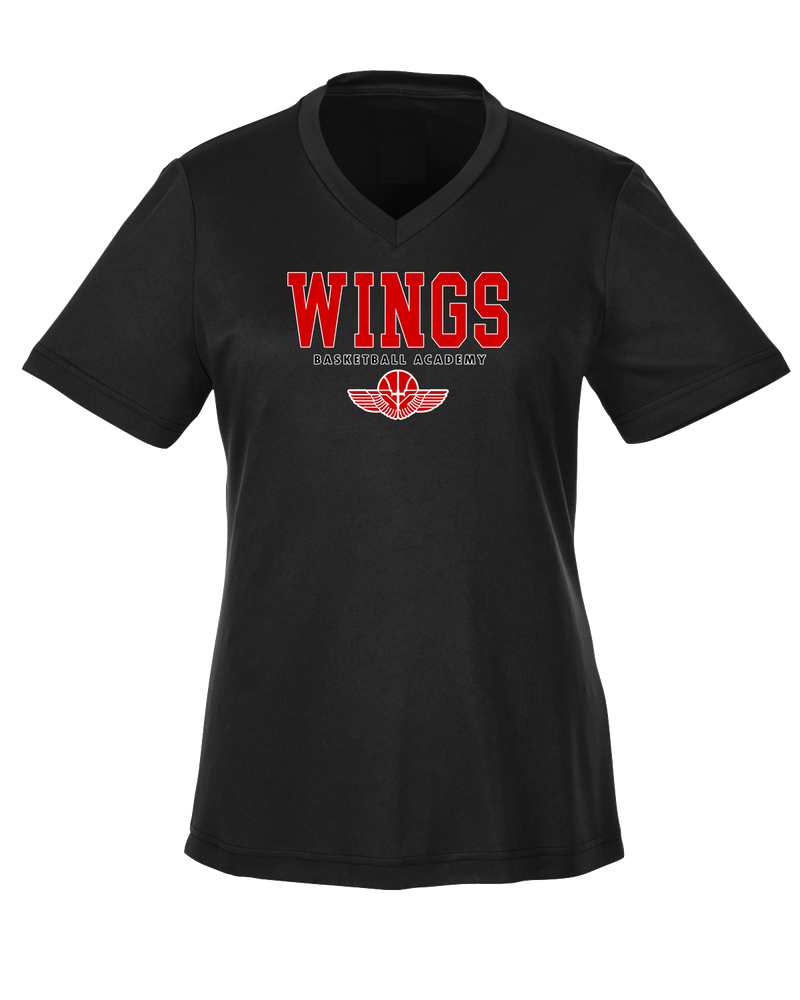 Wings Basketball Academy Basketball Block - Womens Performance Shirt