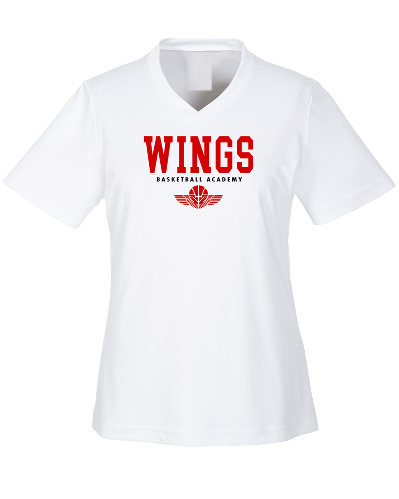 Wings Basketball Academy Basketball Block - Womens Performance Shirt