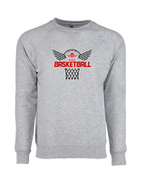 Wings Basketball Academy Nothing But Net - Crewneck Sweatshirt