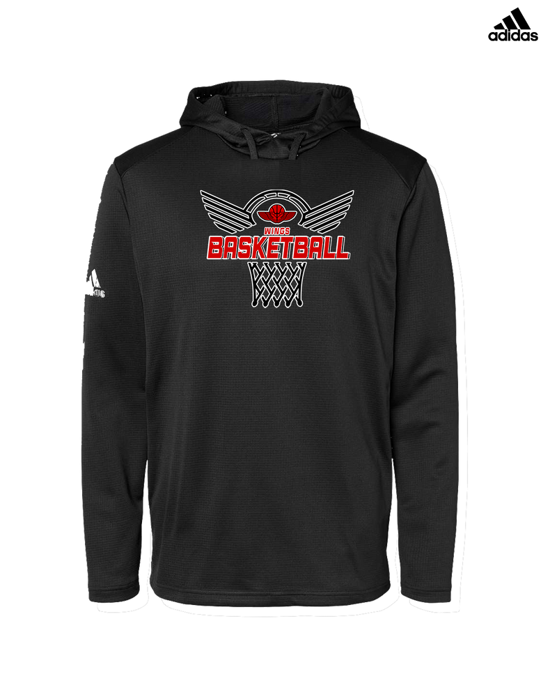 Wings Basketball Academy Nothing But Net - Adidas Men's Hooded Sweatshirt
