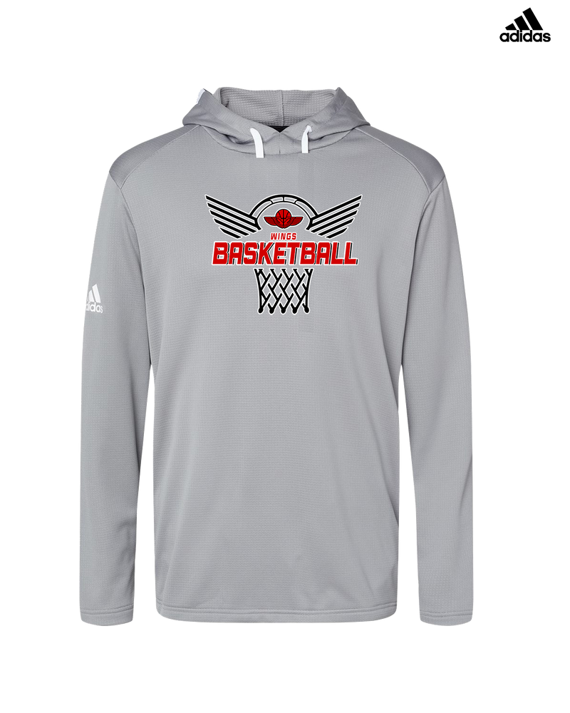 Wings Basketball Academy Nothing But Net - Adidas Men's Hooded Sweatshirt