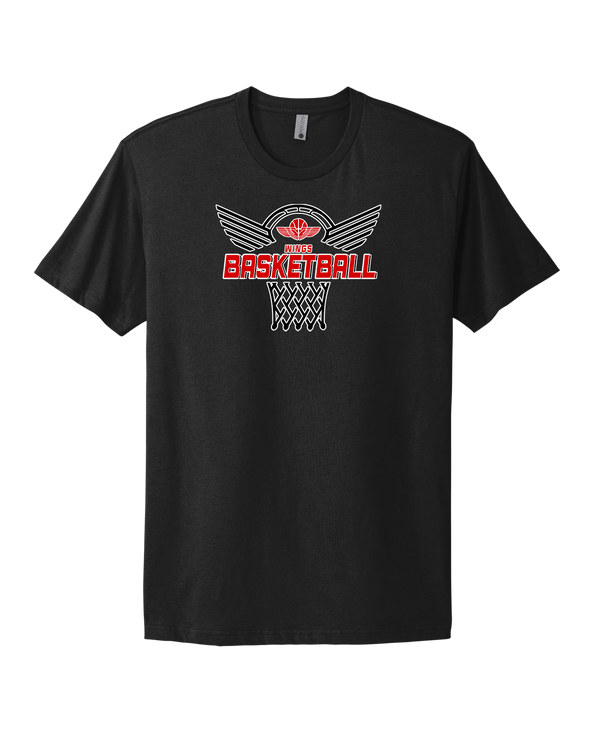 Wings Basketball Academy Nothing But Net - Select Cotton T-Shirt