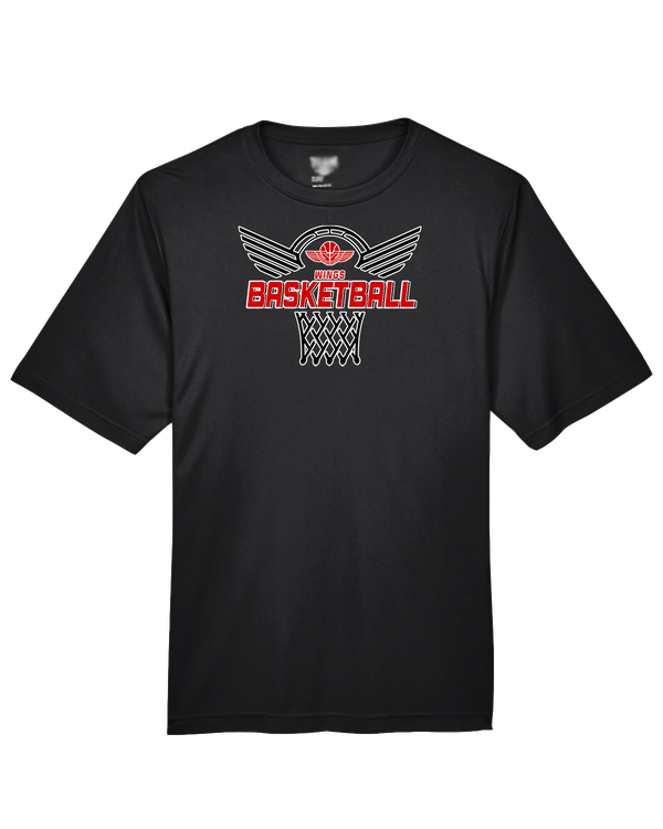 Wings Basketball Academy Nothing But Net - Performance T-Shirt