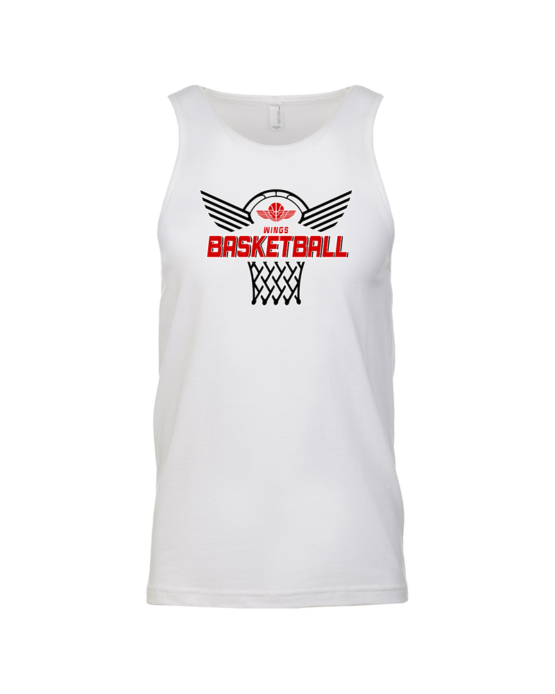 Wings Basketball Academy Nothing But Net - Mens Tank Top