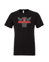 Wings Basketball Academy Nothing But Net - Mens Tri Blend Shirt
