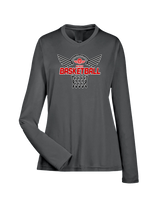 Wings Basketball Academy Nothing But Net - Womens Performance Long Sleeve