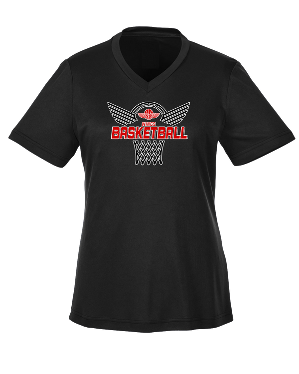 Wings Basketball Academy Nothing But Net - Womens Performance Shirt