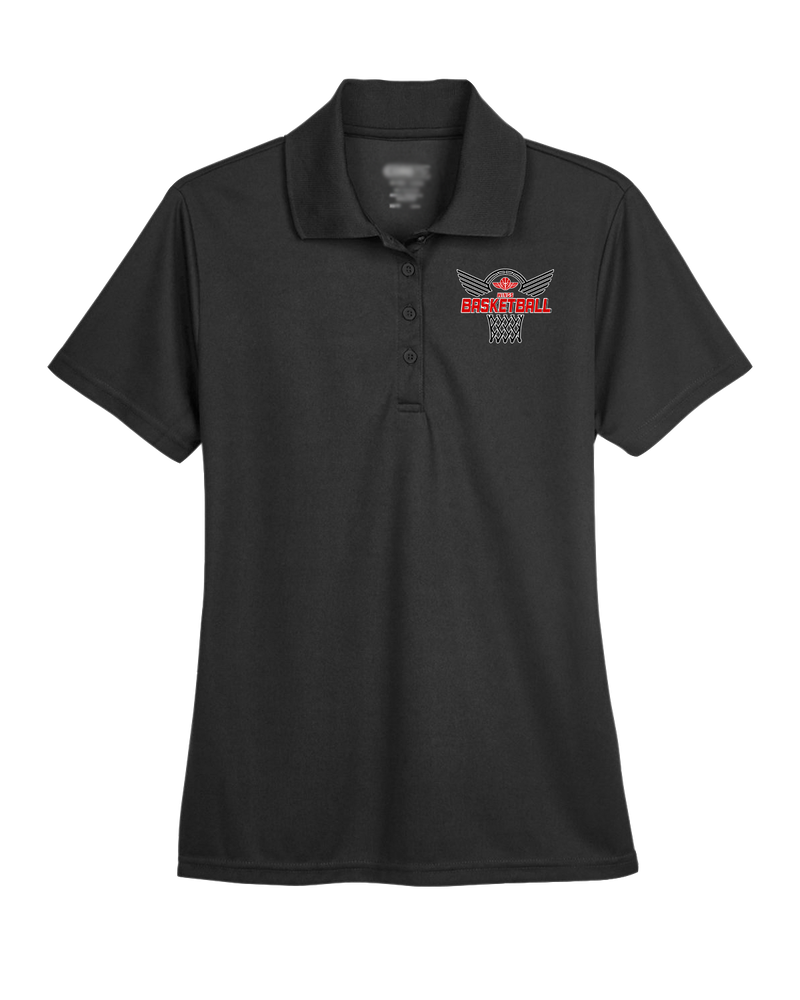 Wings Basketball Academy Nothing But Net - Womens Polo