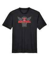 Wings Basketball Academy Nothing But Net - Youth Performance T-Shirt