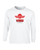 Wings Basketball Academy Basketball Shadow - Mens Basic Cotton Long Sleeve