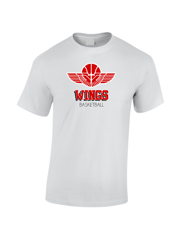 Wings Basketball Academy Basketball Shadow - Cotton T-Shirt