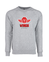 Wings Basketball Academy Basketball Shadow - Crewneck Sweatshirt
