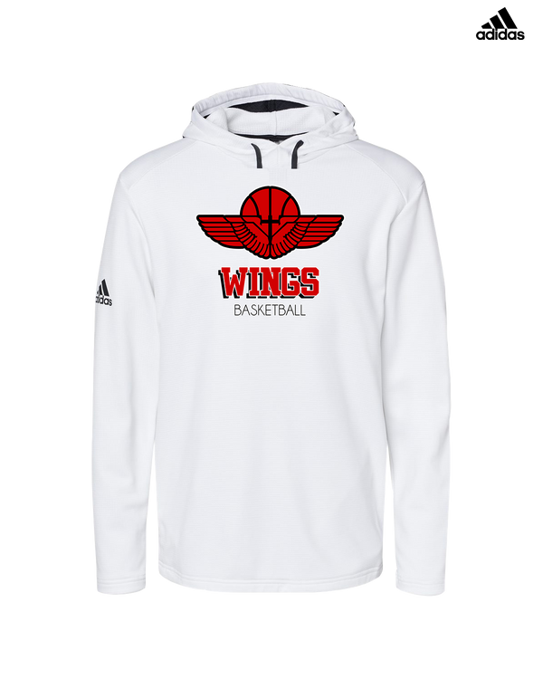 Wings Basketball Academy Basketball Shadow - Adidas Men's Hooded Sweatshirt