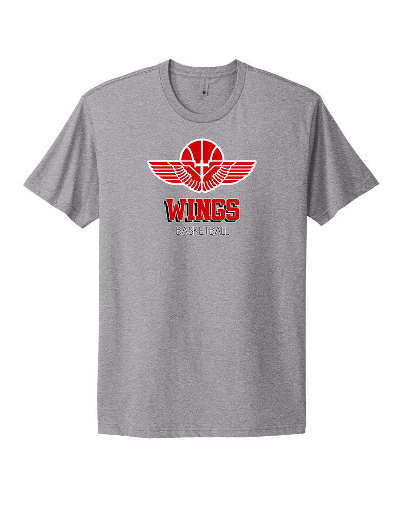 Wings Basketball Academy Basketball Shadow - Select Cotton T-Shirt