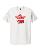 Wings Basketball Academy Basketball Shadow - Select Cotton T-Shirt
